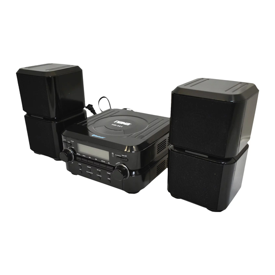 Naxa NS-441 Bluetooth CD Microsystem Manuals