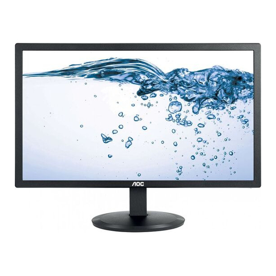 AOC E2280SWDN User Manual