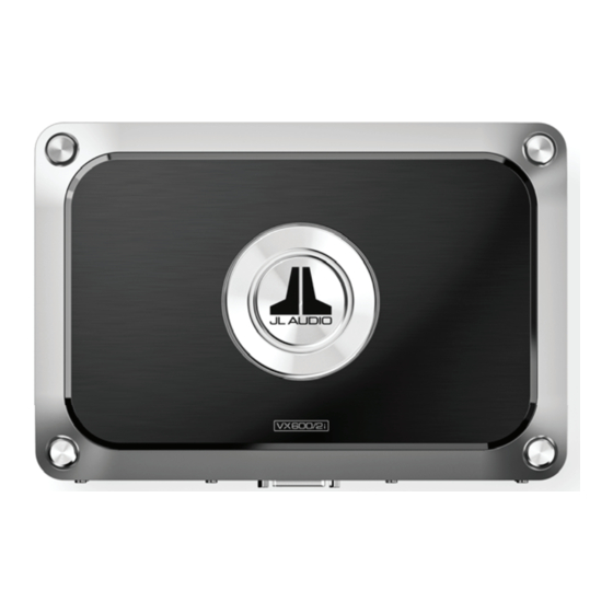 JL Audio NexD2 VX600/2i Connection Manual