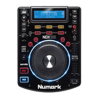 Numark NDX500 User Manual