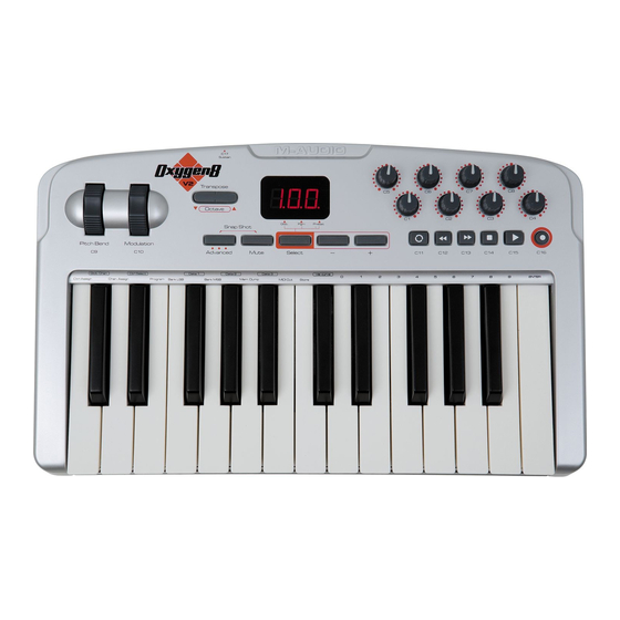M-Audio Oxygen Manual