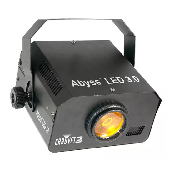 Chauvet Abyss LED 3.0 User Manual
