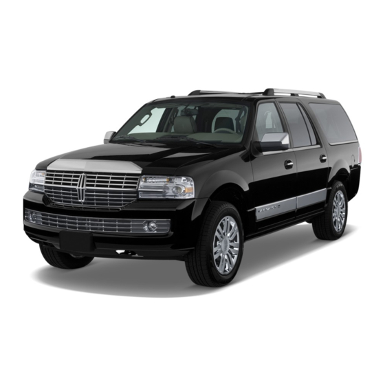 Lincoln Navigator 2008 Quick Reference Manual