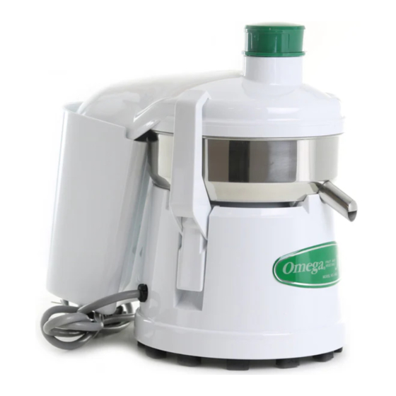 Omega Juicers 4000 Instruction Manual