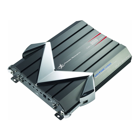 Power Acoustik OVN4-840 Owner's Manual