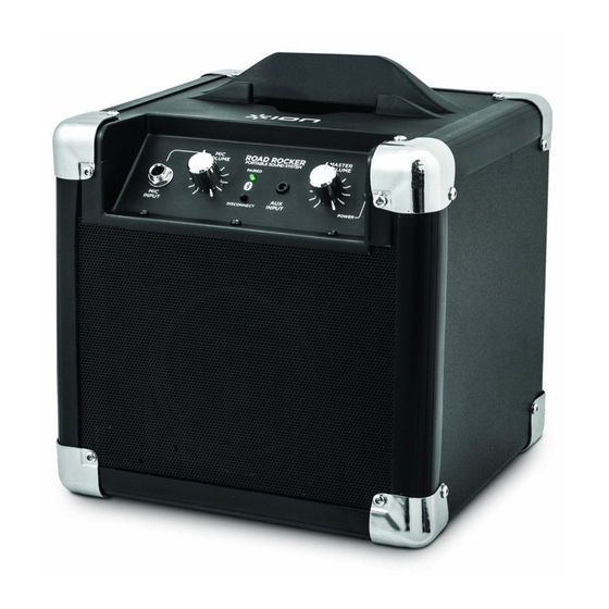 ION ROAD ROCKER Quick Start Manual