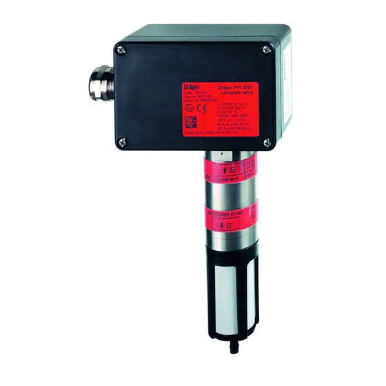 Dräger PIR 3000 Instructions For Use Manual