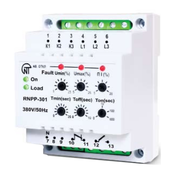 Novatek-electro RNPP-301 User Manual
