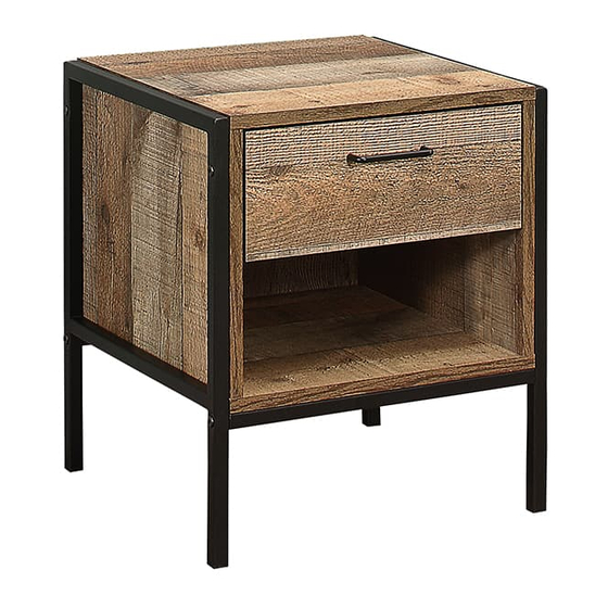 Birlea Urban 1 Drawer Bedside Assembly Instruction Manual