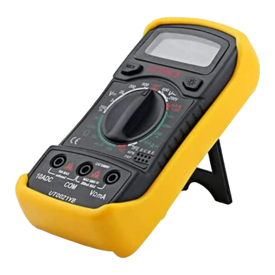 ULTRICS UT0021YB User Manual