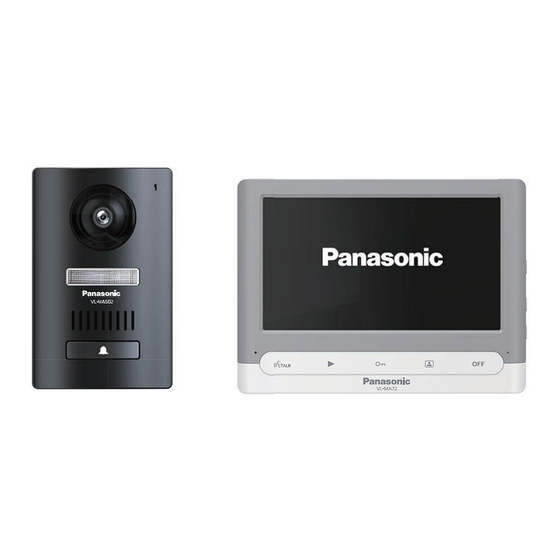 Panasonic VL-SA72SX Manuals