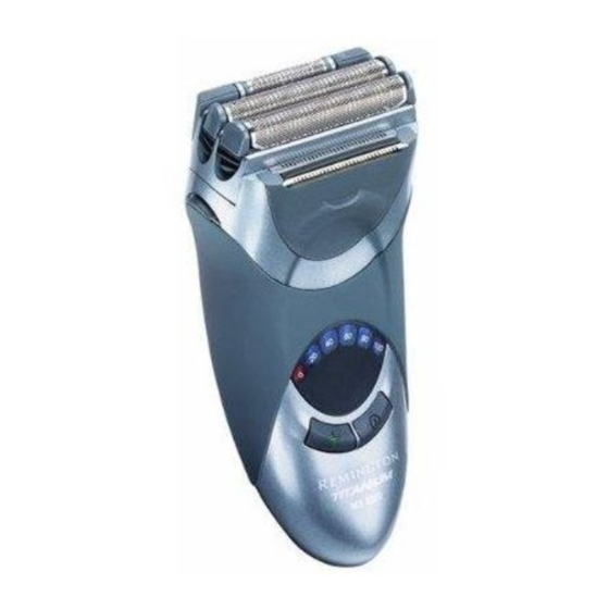 REMINGTON TITANIUM MICROSCREEN MS5100 USE AND CARE MANUAL Pdf Download