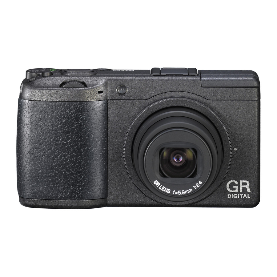 RICOH GR DIGITAL II USER MANUAL Pdf Download | ManualsLib