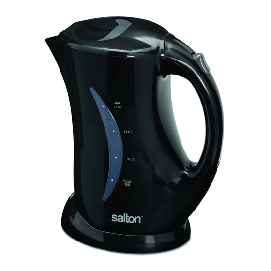 Salton JK1956 Cool Touch Digital Temperature Control, 1.5 L Electric  Kettle, Black