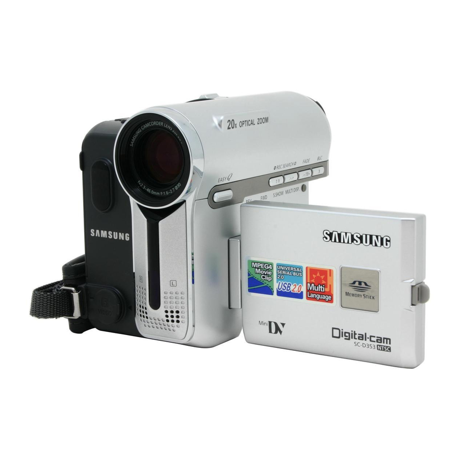 SC-D355 Digital Camcorder SC-D352 Battery Charger for Samsung SC-D351 SC-D354M SC-D354 SC-D353 