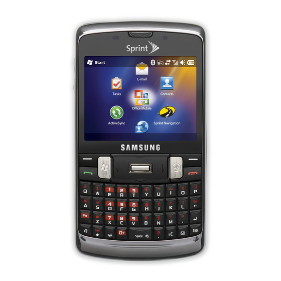 SAMSUNG INTREPID SPH-I350 USER MANUAL Pdf Download | ManualsLib