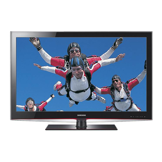 SAMSUNG LN32B550 QUICK SETUP MANUAL Pdf Download ManualsLib