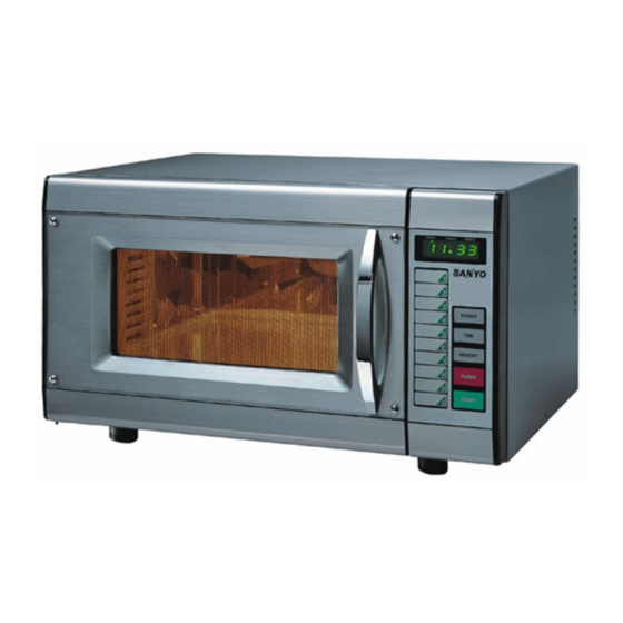 sanyo commercial microwave oven