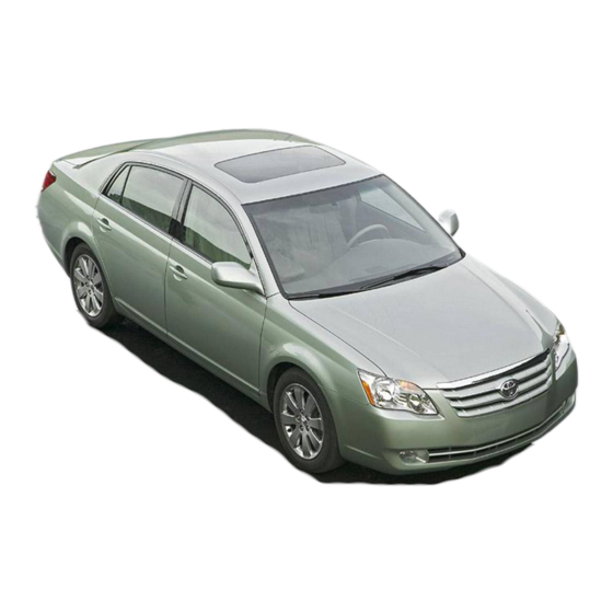 Toyota avalon 2009 Instruction Manual