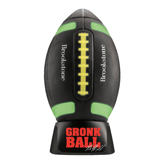 Brookstone GRONK BALL Manual