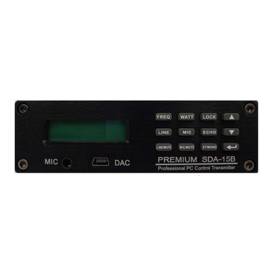 FMUser SDA-15B Operation Instruction Manual