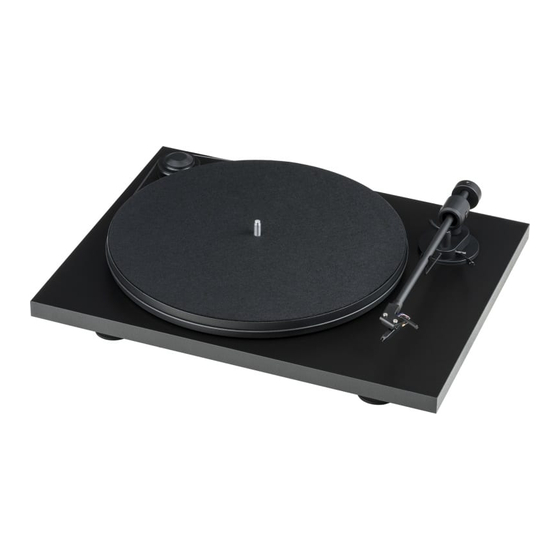 Pro-Ject Audio Systems Primary E Phono Instructions For Use Manual