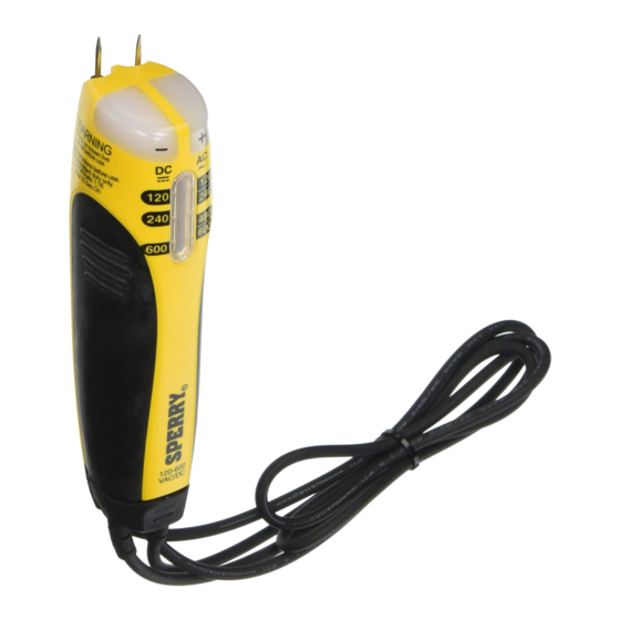 SPERRY INSTRUMENTS VT611 OPERATING INSTRUCTIONS Pdf Download ManualsLib