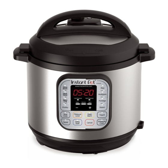 INSTANT POT DUO60 USER MANUAL Pdf Download | ManualsLib