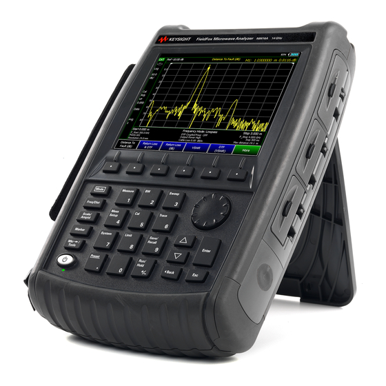 KEYSIGHT TECHNOLOGIES FIELDFOX N9913A SERVICE MANUAL Pdf Download
