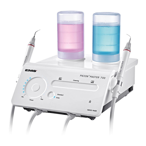 EMS PIEZON MASTER 700 OPERATION INSTRUCTIONS MANUAL Pdf Download
