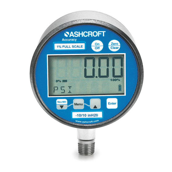 ASHCROFT 2074 OPERATING INSTRUCTIONS MANUAL Pdf Download ManualsLib