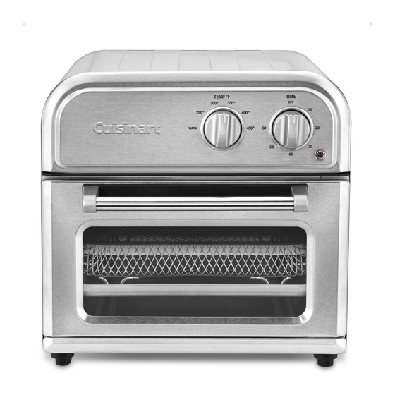 CUISINART AIRFRYER AFR25 INSTRUCTION AND RECIPE BOOKLET Pdf Download
