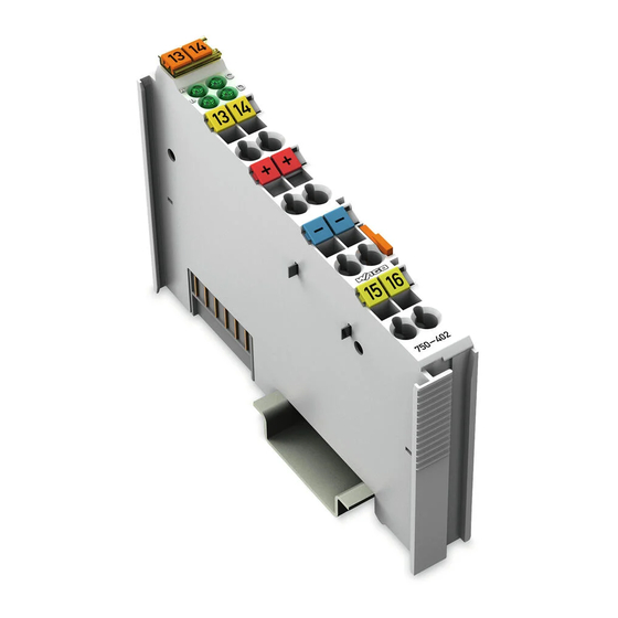 WAGO 750-402 Manual