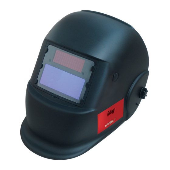 Fubag Optima 11 Welder Mask Manuals