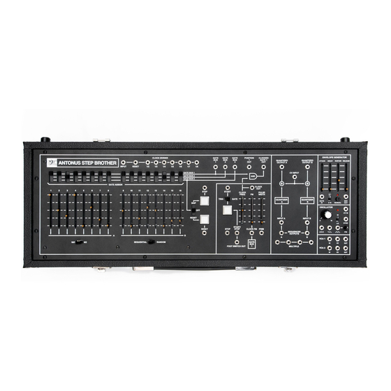 User Manuals: ANTONUS STEP BROTHER Analog Sequencer