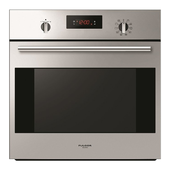 Fulgor Milano FQO 6010 P MT Instructions For Installation And Use Manual