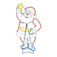 Ge StayBright SB 48-IN NEON FLEX LED SANTA Assembly Instructions