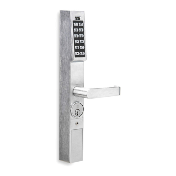 Alarm Lock DL1200 Installation Instructions