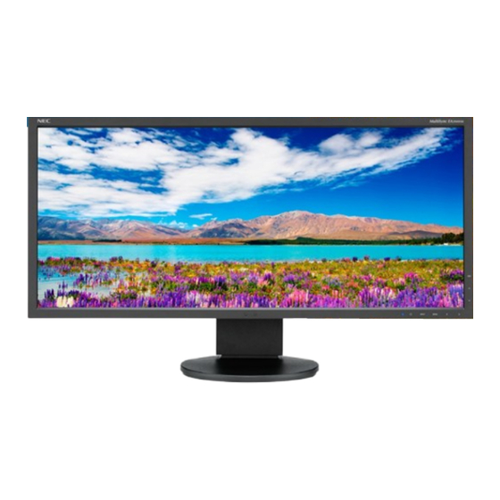 NEC MultiSyncEA224WMi Specifications