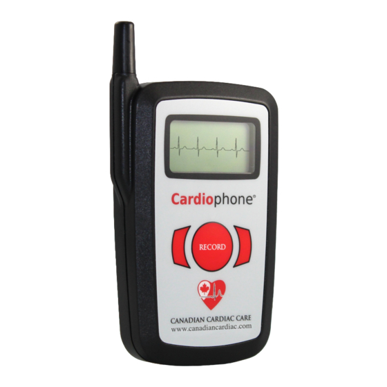 Canadian Cardiac Care Cardiophone Patient Manual