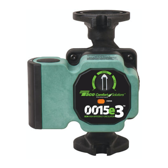 TACO 0015E3 WATER PUMP INSTRUCTION SHEET ManualsLib