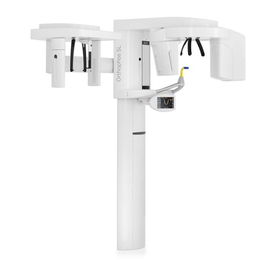 DENTSPLY SIRONA ORTHOPHOS SL 2D OPERATING INSTRUCTIONS MANUAL Pdf
