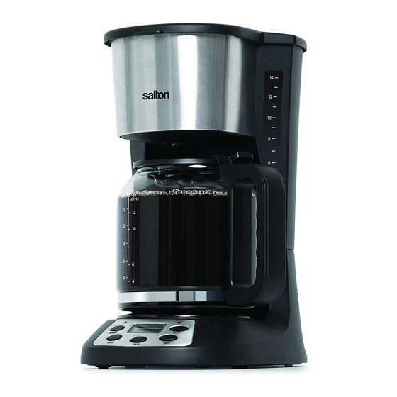 SALTON JUMBO JAVA FC1667 COFFEE MAKER INSTRUCTION BOOKLET ManualsLib