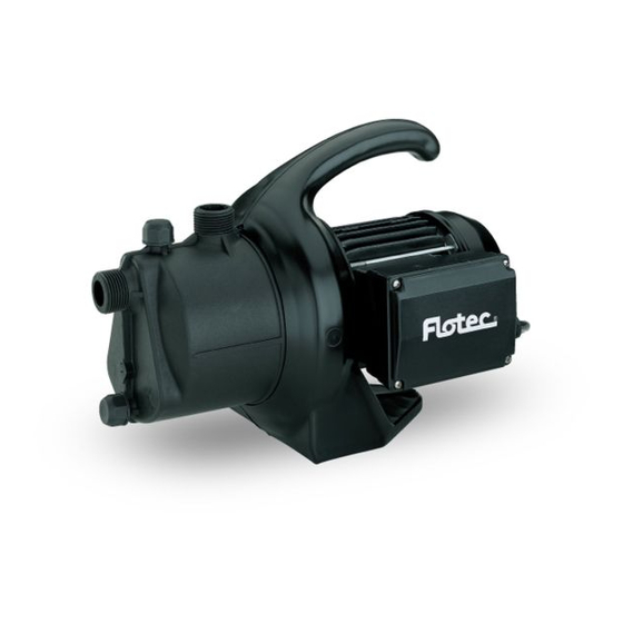 FLOTEC FP5112 WATER PUMP OWNER'S MANUAL ManualsLib