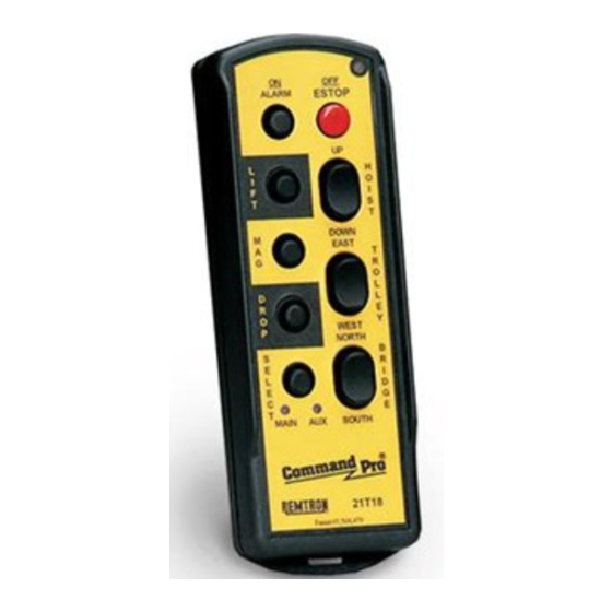REMTRON COMMAND PRO 21T10 REMOTE CONTROL USER MANUAL ManualsLib