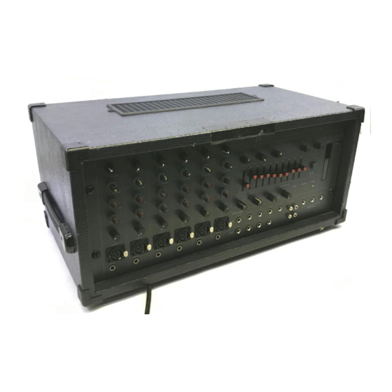 TOA MX601 MUSIC MIXER OPERATING INSTRUCTIONS MANUAL ManualsLib