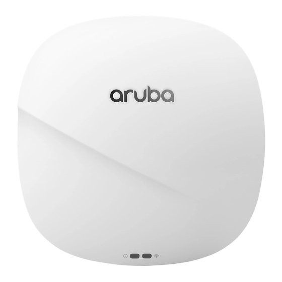 ARUBA NETWORKS 340 SERIES WIRELESS ACCESS POINT INSTALLATION MANUAL