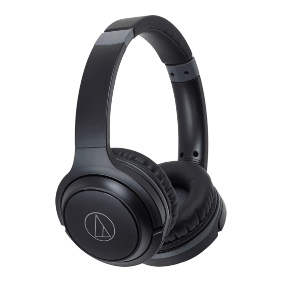 AUDIO TECHNICA ATH-S200BT WIRELESS HEADPHONES USER MANUAL | ManualsLib