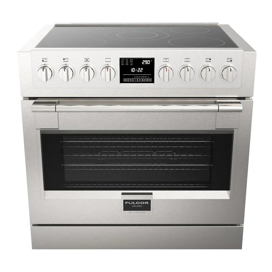 FULGOR MILANO F6PGR304AS1 USE & CARE MANUAL Pdf Download ManualsLib