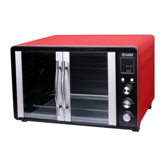 Cook's Companion® 1550W 1.9 cu ft French Door Digital Convection Countertop  Oven 
